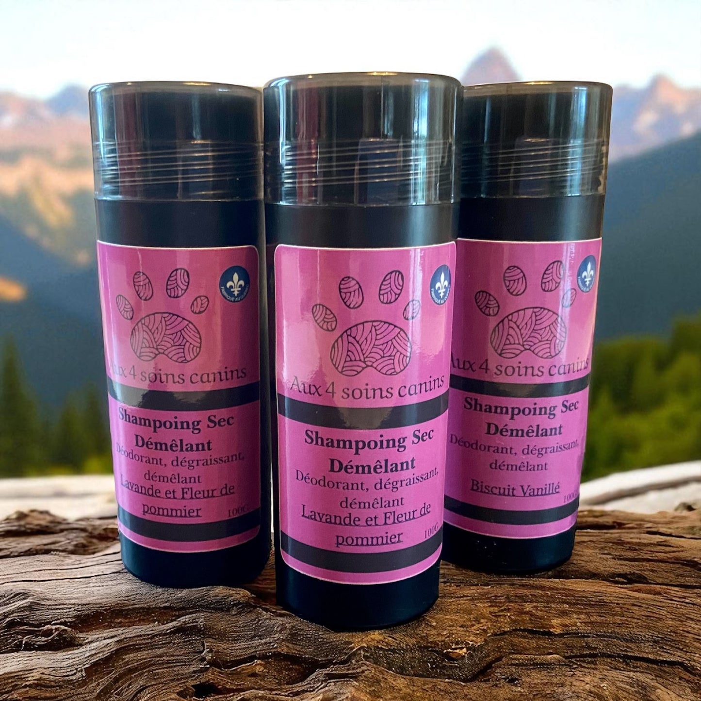 Shampoing sec démêlant naturel