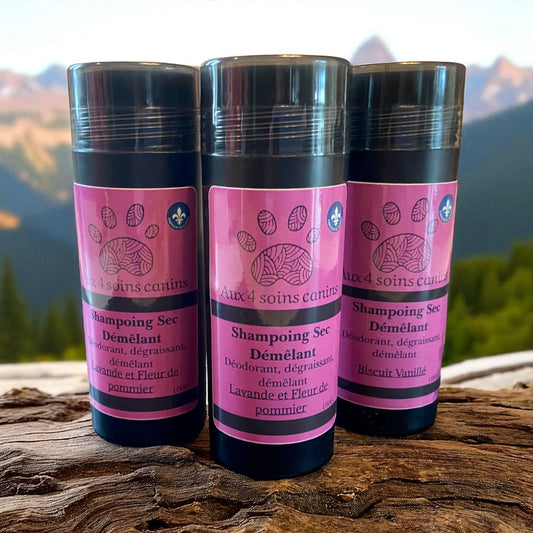 Shampoing sec démêlant naturel