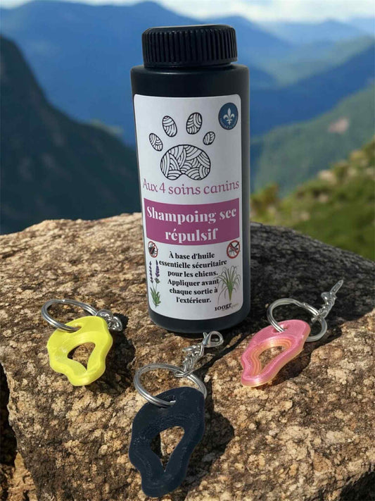 Shampoing sec répulsif